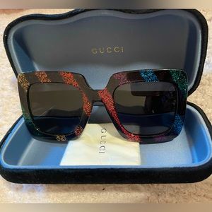 Gucci Women Squared Rainbow Sunglasses